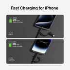 Belkin 2-in-1 Cable with USB-C and  Lightning Adapter