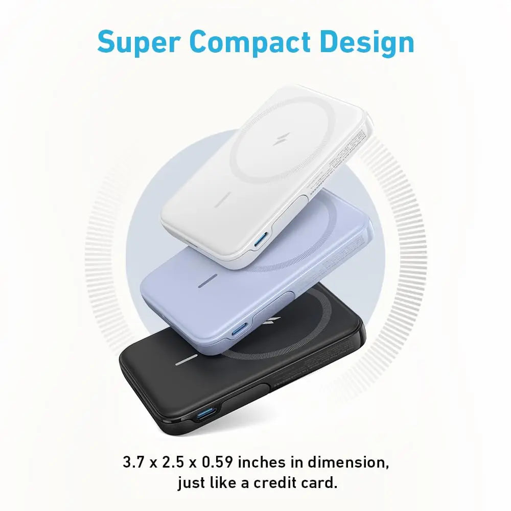 Anker 322 PowerCore MagGo A1618H11-BK بطارية ماج سيف