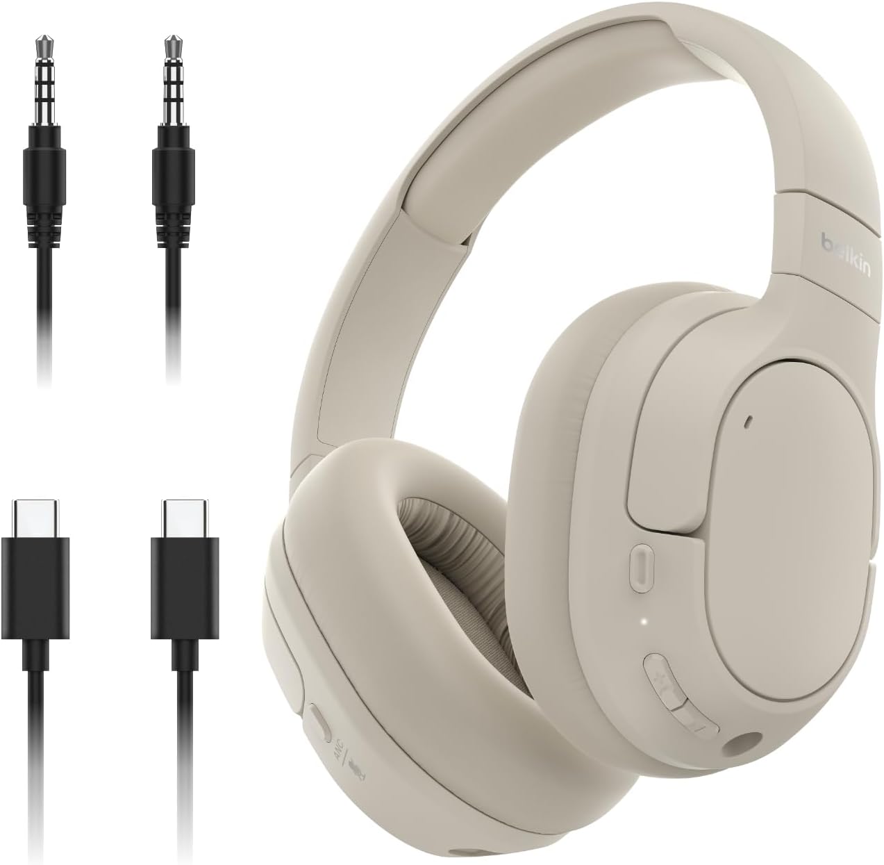 Belkin SoundForm Isolate Active Noise-Cancelling Wireless Headphones
