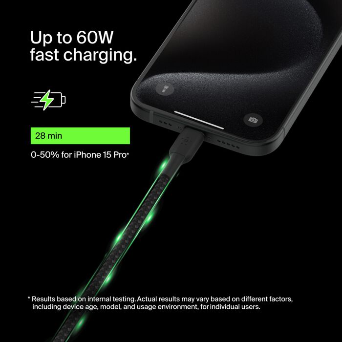 Belkin Braided USB-C to USB-C Cable 1m