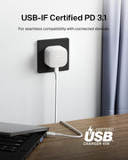 Belkin Compact Wall Charger 45W + USB-C to USB-C Cable, Fast Charging