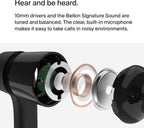 Belkin SoundForm Wired Earbuds with USB-C