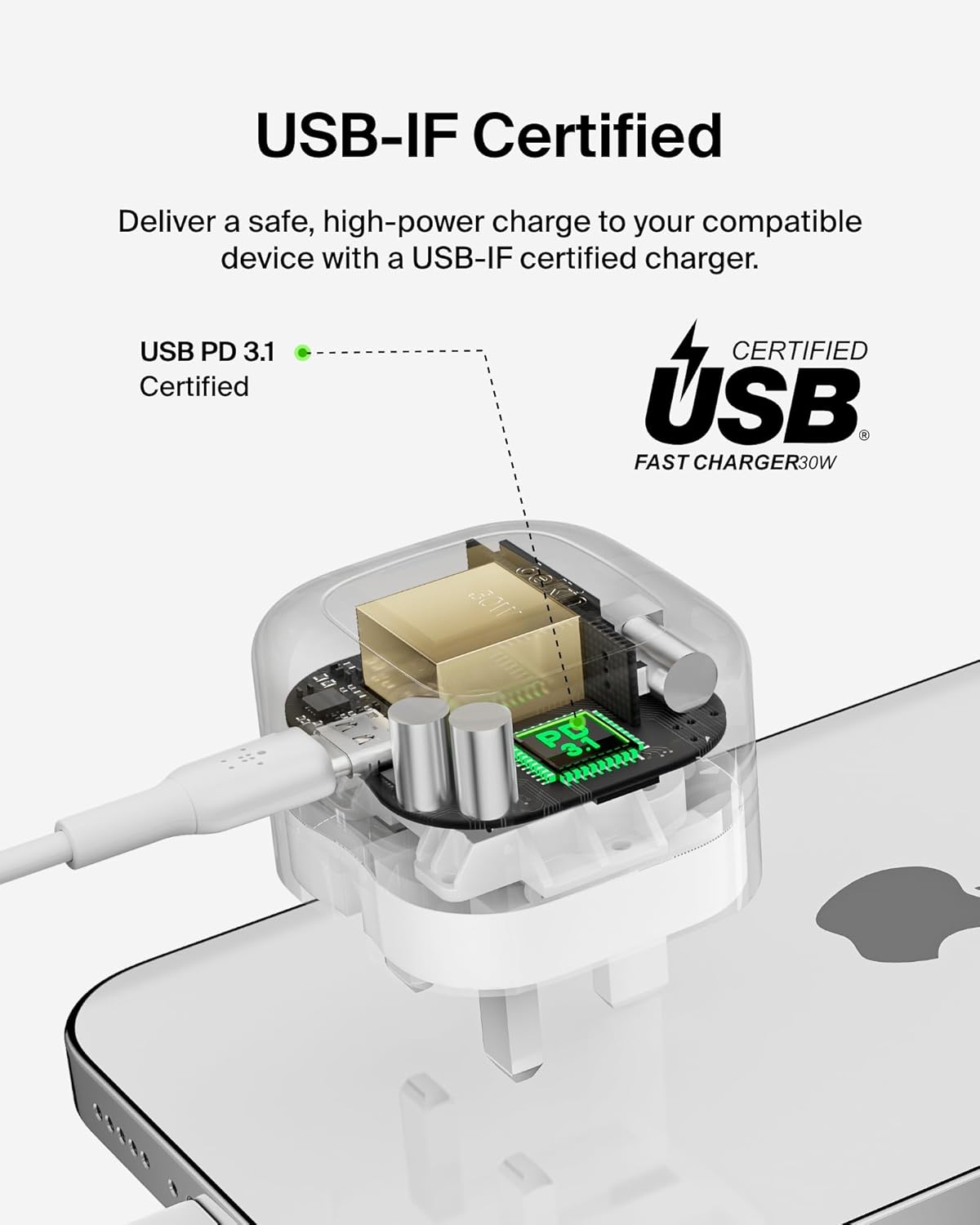 Belkin USB-C Wall Charger PD 30 W