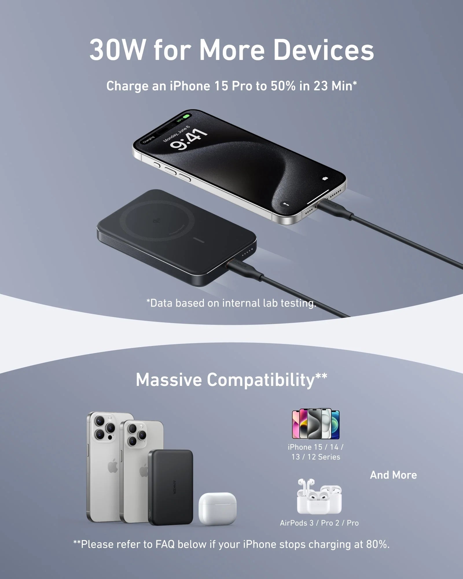Anker MagGo Power Bank (Ultra-Slim, 10k, MagSafe)