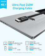 Anker zolo 240W USB-C to USB-C Cable 6ft