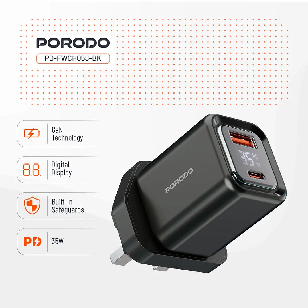 Porodo Dual-Port 35w