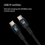 Belkin Braided USB-C to USB-C Cable 1m