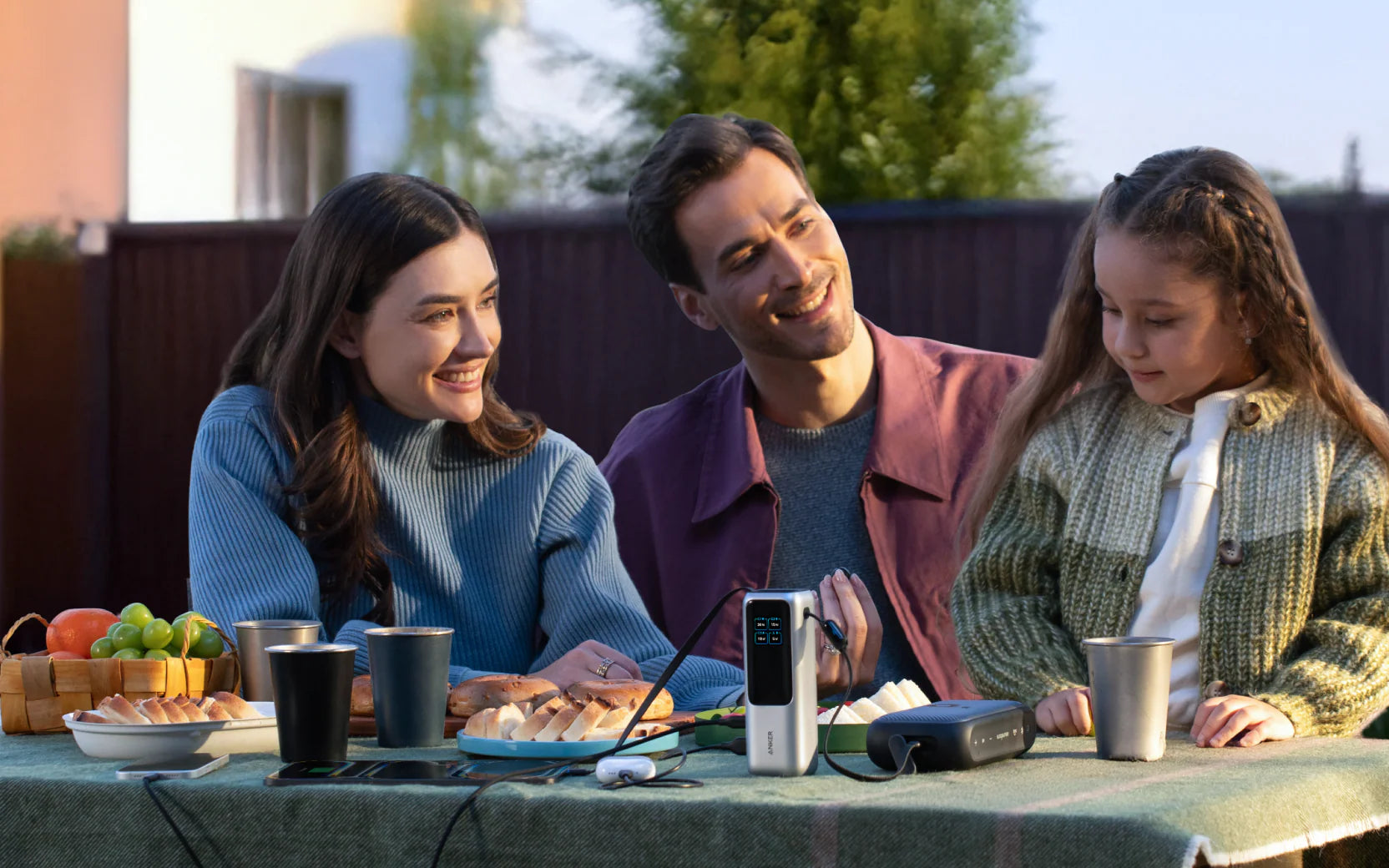 Anker Laptop Power Bank (25K, 165W, Built-In and Retractable Cables)