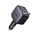 UGREEN Nexode Car Charger 75W with Retractable USB-C Cable